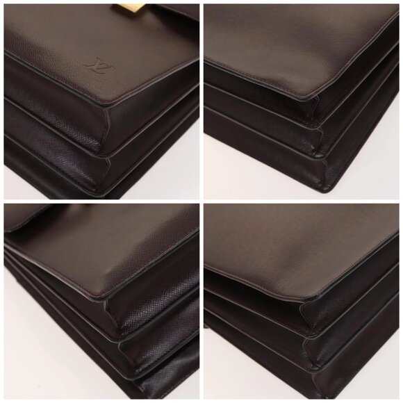 LOUIS VUITTON Taiga Serviette Kazan Business Bag Acajou M30806 LV Auth bs27259 - Picture 15 of 16